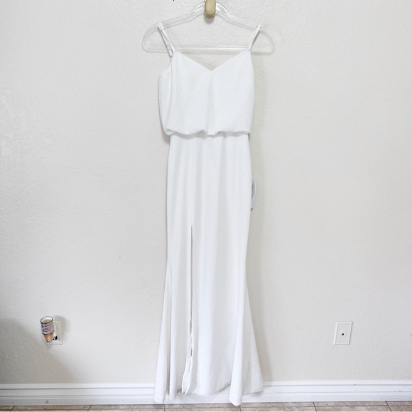 NEW Dress the Population Gracelyn Blouson Jersey Gown size xxs - Picture 5 of 12